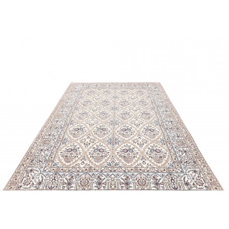 Tappeto Nain 9La Persia bianco grigio 204x302