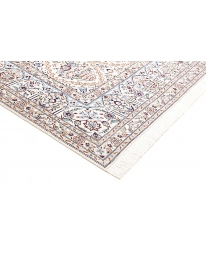 Tappeto Nain 9La Persia bianco grigio 204x302