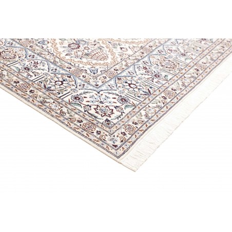 Tappeto Nain 9La Persia bianco grigio 204x302