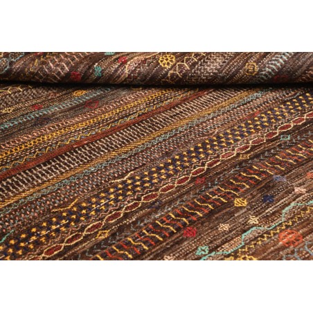 Tappeto Royal Gabbeh Pakistan verde marrone 156x220