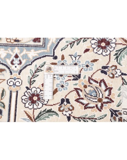 Tappeto Nain 9La Persia bianco grigio 204x302