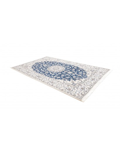 Tappeto Nain Kashmar Persia blu 197x312
