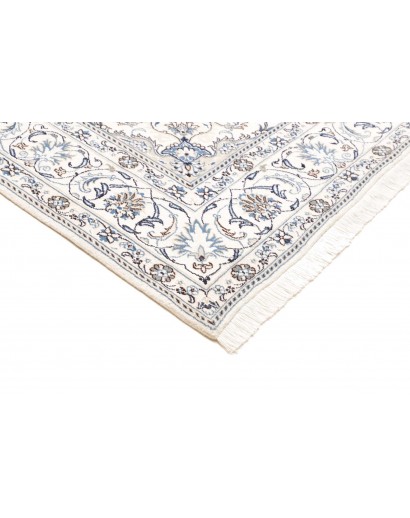 Tappeto Nain Kashmar Persia blu 197x312