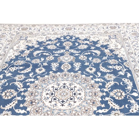 Tappeto Nain Kashmar Persia blu 197x312