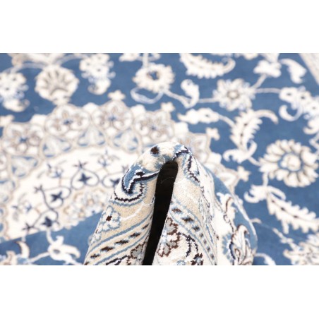Tappeto Nain Kashmar Persia blu 197x312