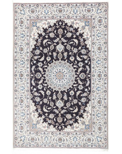 Tappeto Nain Kashmar Persia grigio 198x303