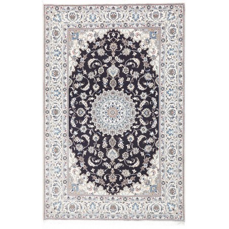 Tappeto Nain Kashmar Persia grigio 198x303