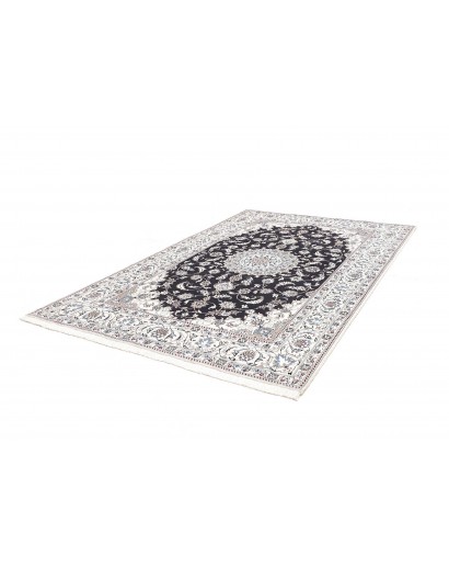 Tappeto Nain Kashmar Persia grigio 198x303