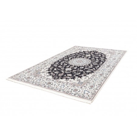 Tappeto Nain Kashmar Persia grigio 198x303