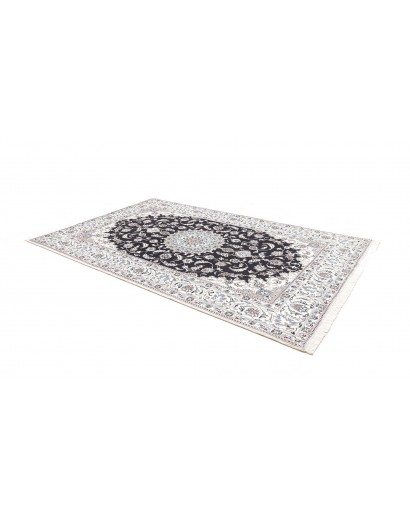 Tappeto Nain Kashmar Persia grigio 198x303