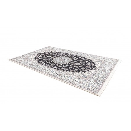 Tappeto Nain Kashmar Persia grigio 198x303