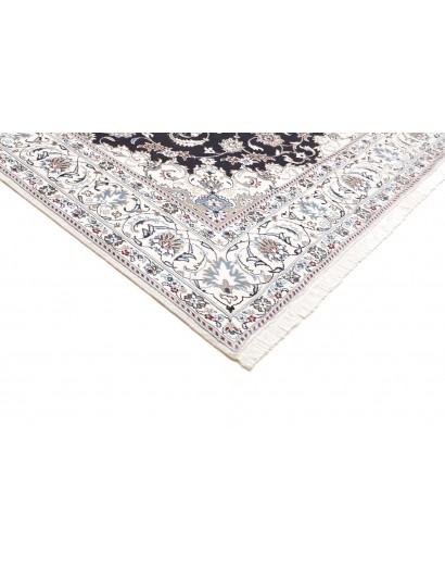 Tappeto Nain Kashmar Persia grigio 198x303