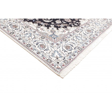Tappeto Nain Kashmar Persia grigio 198x303