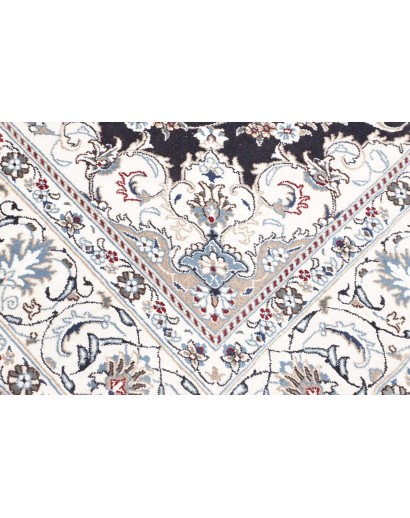Tappeto Nain Kashmar Persia grigio 198x303