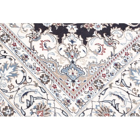 Tappeto Nain Kashmar Persia grigio 198x303