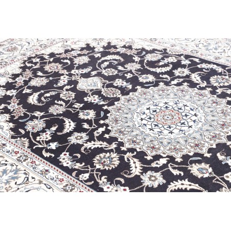 Tappeto Nain Kashmar Persia grigio 198x303