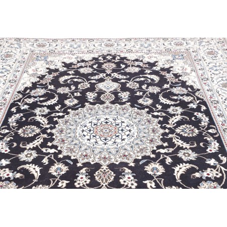 Tappeto Nain Kashmar Persia grigio 198x303