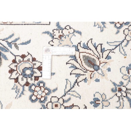 Tappeto Nain Kashmar Persia grigio 198x303