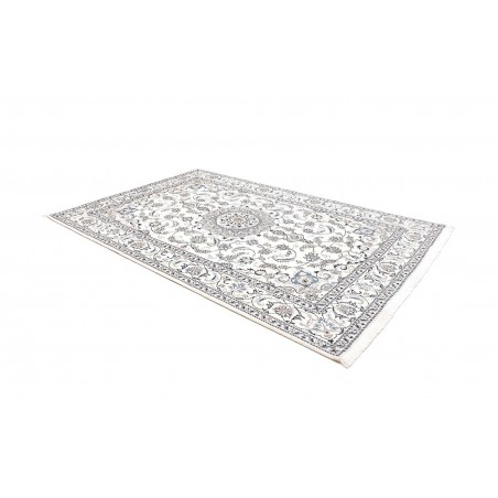 Tappeto Nain Kashmar Persia beige grigio 195x293