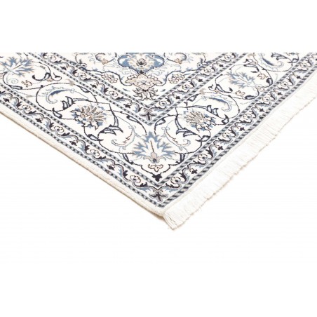 Tappeto Nain Kashmar Persia beige grigio 195x293