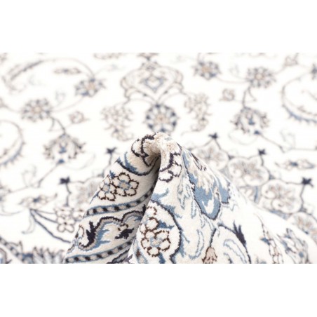 Tappeto Nain Kashmar Persia beige grigio 195x293