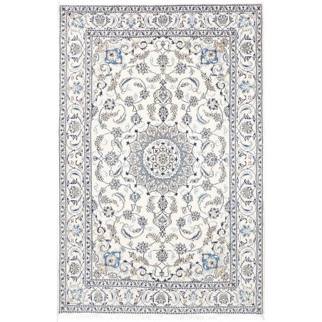 Tappeto Nain Kashmar Persia beige grigio 197x310