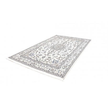 Tappeto Nain Kashmar Persia beige grigio 197x310