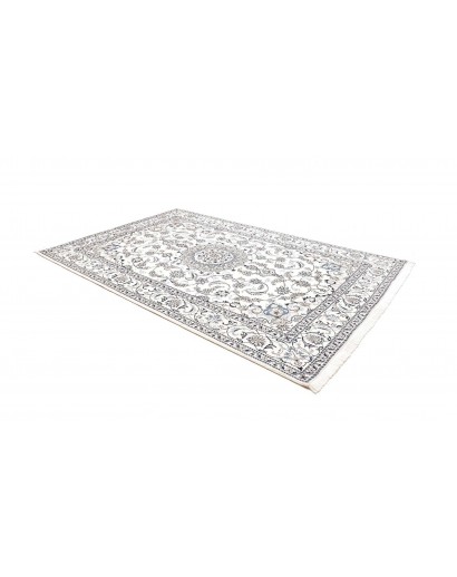 Tappeto Nain Kashmar Persia beige grigio 197x310