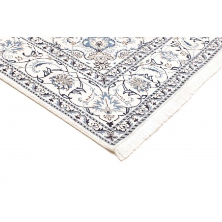 Tappeto Nain Kashmar Persia beige grigio 197x310