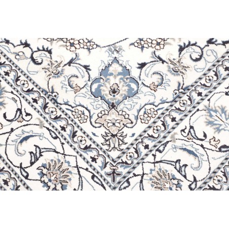 Tappeto Nain Kashmar Persia beige grigio 197x310