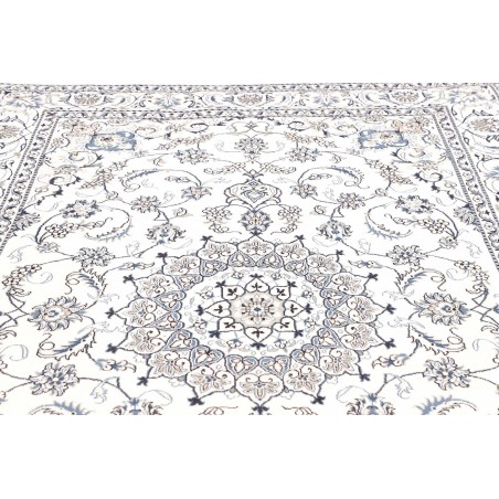 Tappeto Nain Kashmar Persia beige grigio 197x310