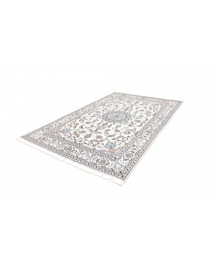Tappeto Nain Kashmar Persia beige grigio 194x292