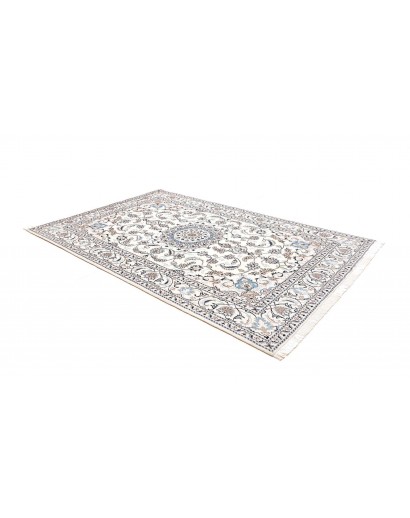 Tappeto Nain Kashmar Persia beige grigio 194x292