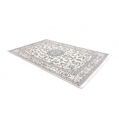 Tappeto Nain Kashmar Persia beige grigio 194x292