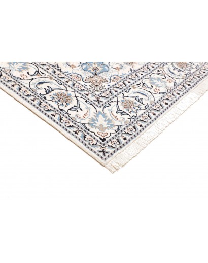 Tappeto Nain Kashmar Persia beige grigio 194x292