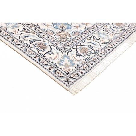 Tappeto Nain Kashmar Persia beige grigio 194x292
