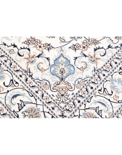 Tappeto Nain Kashmar Persia beige grigio 194x292