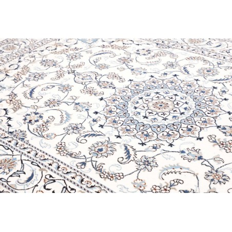 Tappeto Nain Kashmar Persia beige grigio 194x292