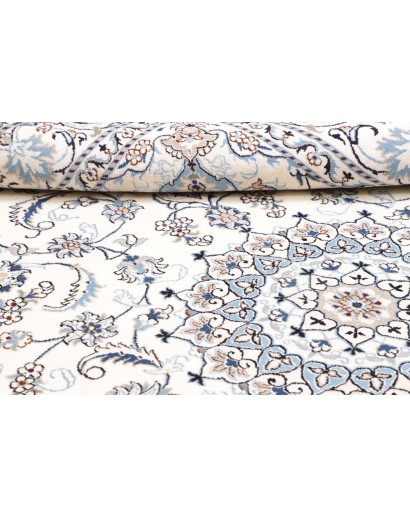 Tappeto Nain Kashmar Persia beige grigio 194x292