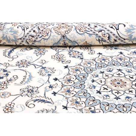 Tappeto Nain Kashmar Persia beige grigio 194x292