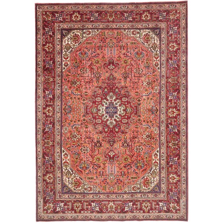 Tappeto Tabriz Persia marrone beige 206x296