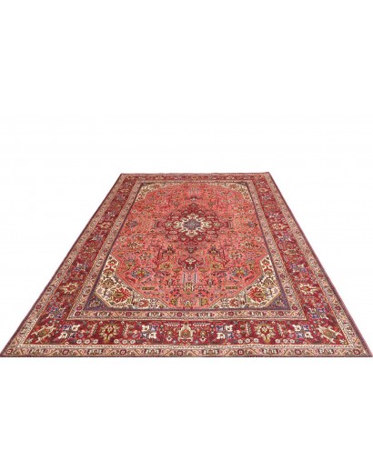 Tappeto Tabriz Persia marrone beige 206x296