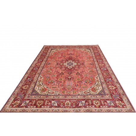 Tappeto Tabriz Persia marrone beige 206x296
