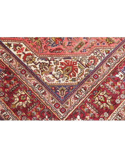Tappeto Tabriz Persia marrone beige 206x296