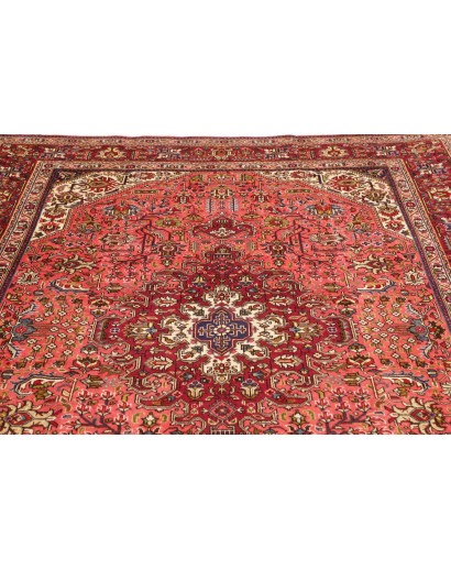 Tappeto Tabriz Persia marrone beige 206x296