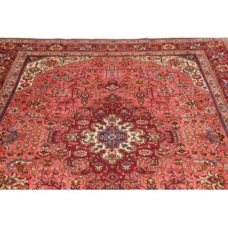 Tappeto Tabriz Persia marrone beige 206x296