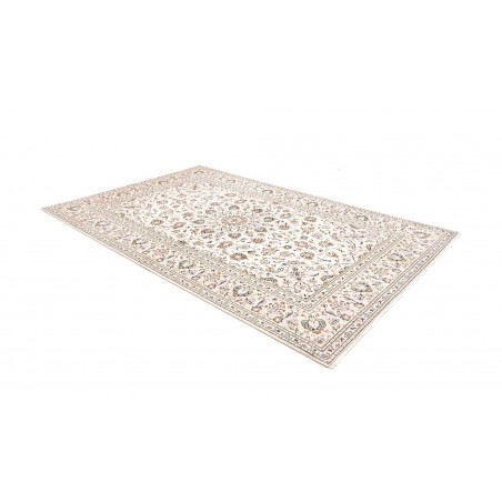 Tappeto Kashan Persia bianco azzurro 194x296
