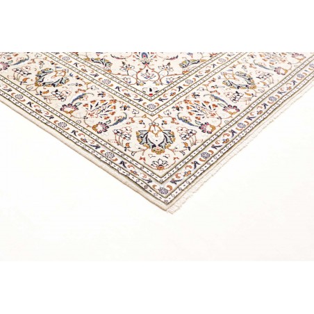Tappeto Kashan Persia bianco azzurro 194x296