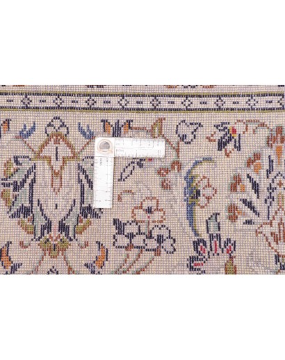 Tappeto Kashan Persia bianco azzurro 194x296