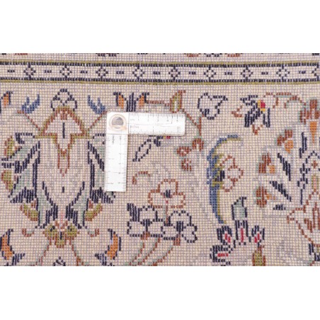 Tappeto Kashan Persia bianco azzurro 194x296